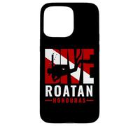 SCUBA Dive Roatan Honduras Diver Down Flag Case for iPhone 15 Pro Max