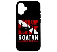 SCUBA Dive Roatan Honduras Diver Down Flag Case for iPhone 16