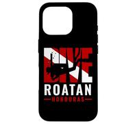SCUBA Dive Roatan Honduras Diver Down Flag Case for iPhone 16 Pro