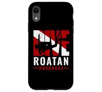 SCUBA Dive Roatan Honduras Diver Down Flag Case for iPhone XR
