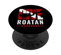 SCUBA Dive Roatan Honduras Diver Down Flag PopSockets Adhesive PopGrip