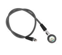 SCUBA Dive Structure Light Float Gauge with High Pressure Hose for BCD Regulator Underwater Diving Equipment Carbon Fiber Weave Aluminum Alloy (80cm)
