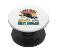 Scuba Diver Dad Definition Regular Only Cooler Father's Day PopSockets Adhesive PopGrip