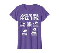 Scuba Diver Diving Is What I Do In My Free Time Scuba Diving T-Shirt