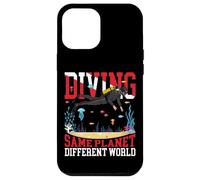 Scuba Diver Diving Same Planet Different World Case for iPhone 12 Pro Max