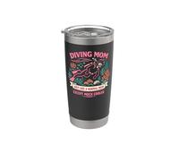 Scuba Diver Girl Diving Mom Just Like A Normal Dad Except Stainless Steel Insulated Tumbler