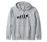 Scuba Diver Human Evolution Snorkeling Diving Funny Zip Hoodie