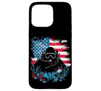 Scuba Diver Silhouette Case for iPhone 15 Pro Max