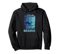 Scuba Diver Therapy Quote 30 Feet Deep Funny Diving Art Pullover Hoodie