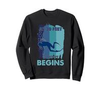 Scuba Diver Therapy Quote 30 Feet Deep Funny Diving Art Sweatshirt