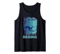 Scuba Diver Therapy Quote 30 Feet Deep Funny Diving Art Tank Top