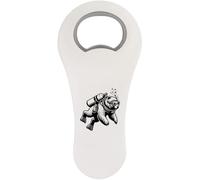 'Scuba Diving Bear' Bottle Opener Fridge Magnet (BO00085864)