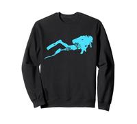 Scuba Diving - Coral Reef Ocean Scuba Diver Gift Sweatshirt