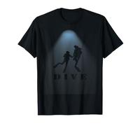 Scuba Diving Couples - Dive Together - Scuba Diver Matching T-Shirt