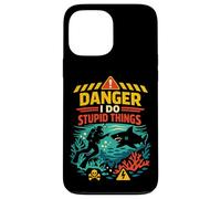 Scuba Diving Diver Danger I Do Stupid Things Case for iPhone 13 Pro Max