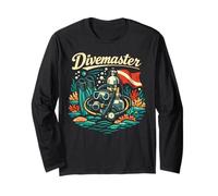 Scuba Diving Diver Dive Flag Divemaster Long Sleeve T-Shirt