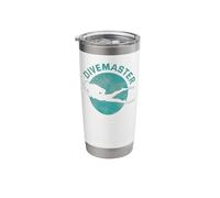 Scuba Diving Diver Divemaster Vintage Stainless Steel Insulated Tumbler