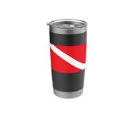 Scuba Diving Diver Down Flag Stainless Steel Insulated Tumbler