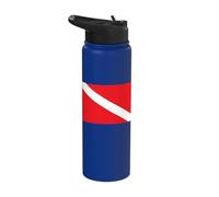 Scuba Diving Diver Down Flag Stainless Steel Insulated Water Bottle