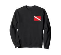 Scuba Diving Diver Down Flag Sweatshirt