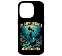 Scuba Diving Diver Down I'm Between Dives Right Now Case for iPhone 14 Pro
