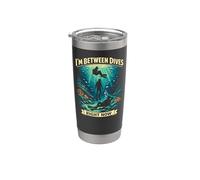 Scuba Diving Diver Down I'm Between Dives Right Now Stainless Steel Insulated Tumbler