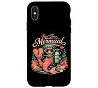 Scuba Diving Diver Girl Part-Time Mermaid Case for iPhone X/XS
