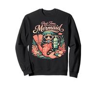 Scuba Diving Diver Girl Part-Time Mermaid Sweatshirt