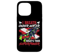 Scuba Diving Diver I Breath Under Water What's Your Case for iPhone 14 Pro Max
