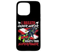 Scuba Diving Diver I Breath Under Water What's Your Case for iPhone 15 Pro Max