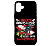 Scuba Diving Diver I Breath Under Water What's Your Case for iPhone 16 Plus