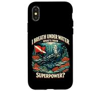 Scuba Diving Diver I Breath Under Water What's Your Case for iPhone X/XS