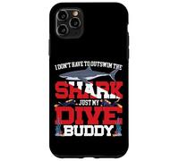 Scuba Diving Diver I Don't Have To Outswim The Shark Just My Case for iPhone 11 Pro Max