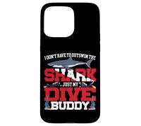 Scuba Diving Diver I Don't Have To Outswim The Shark Just My Case for iPhone 15 Pro Max