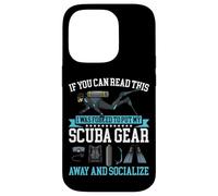 Scuba Diving Diver If You Can Read This I Was Forced To Put Case for iPhone 14 Pro