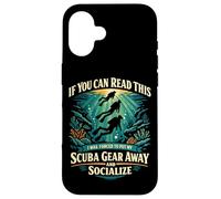 Scuba Diving Diver If You Can Read This I Was Forced To Put Case for iPhone 16