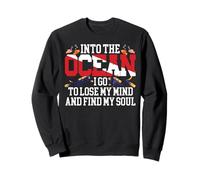 Scuba Diving Diver Into The Ocean I Go To Lose My Mind And Sweatshirt