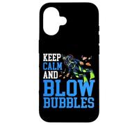 Scuba Diving Diver Keep Calm And Blow Bubbles Case for iPhone 16