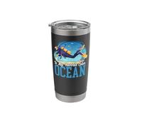 Scuba Diving Diver Ocean is My Favorite Color Stainless Steel Insulated Tumbler