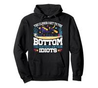 Scuba Diving Diver The Closer I Get To The Bottom The Pullover Hoodie