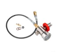 Scuba Diving Filling Regulator 6000psi 40mpa Adapter Hose with G5/8 14 Male Thread and Quick Male Connectors 0 5/0 75/M10 for Filling Station Extension (large to small)