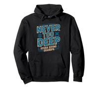 Scuba Diving Grandpa Deep Sea Adventures Never Retire Pullover Hoodie