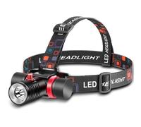 Scuba Diving Headlamp Dive Light, Underwater Dive Light Rechargeable, Professional IPX8 Waterproof Diving Headlamp with 3 Modes, Super Bright Dvie Lights with USB Charger for Caving Snorkeling