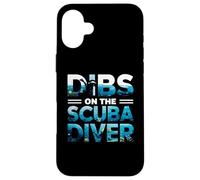 Scuba Diving Instructor Freediving Underwater Scuba Diver Case for iPhone 16 Plus
