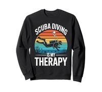 Scuba Diving Is My Therapy Underwater Escape Sweatshirt