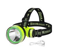 Scuba Diving Lamp - Diving Pocket, Rechargeable Torch, LED Hand Headlight, Submersible Wide Beam | Waterproof Equipment For The, Exploration Caves And Use