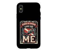 Scuba Diving Liars Funny Diver Case for iPhone X/XS