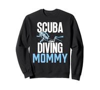 Scuba Diving Mommy Dive Diver Divers Diving Mom Mother Mama Sweatshirt