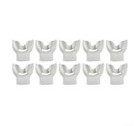 Scuba Diving Mouthpiece, 10PC Silicone Snorkel Regulator Replacement, Comfortable Bite Mouthpiece for Diving Snorkelling Equipment(C)
