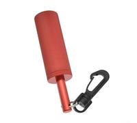 Scuba Diving Noise Maker Bell Made of Aluminum Alloy with Compact Size and 360 Degree Rotating Quick Hook for Easy Attachment to or Other Diving Equipment (Red)